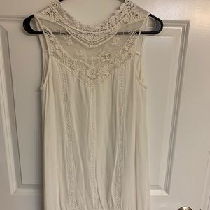 White lace dress